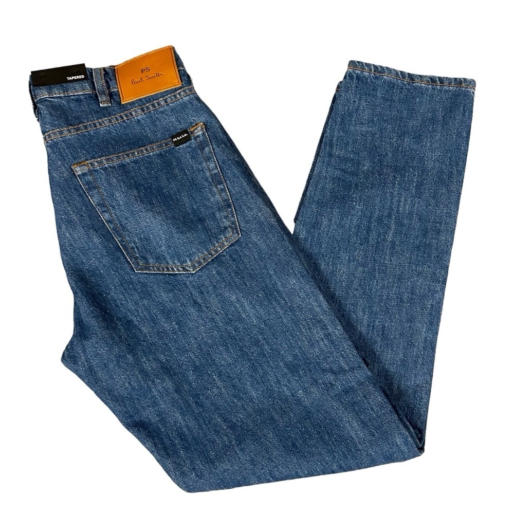 Paul Smith Men's Straight Blue Jeans